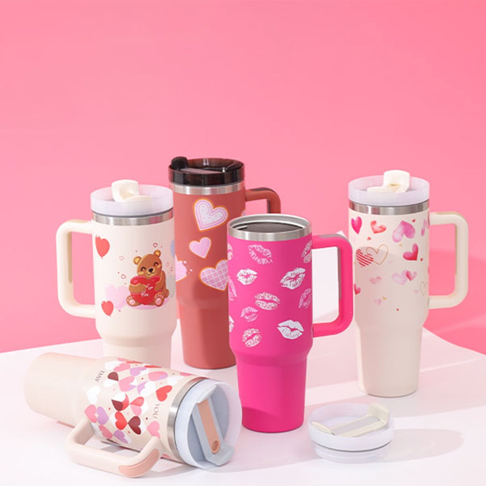 40oz Insulated Tumbler | Perfect Valentine’s Gift for Lovers