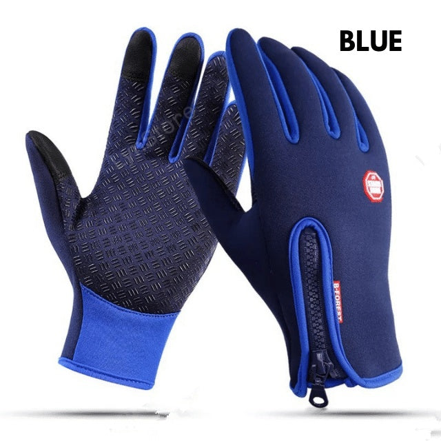Polar Fleece Riding Gloves — Warm, Stylish & Anti-Skid