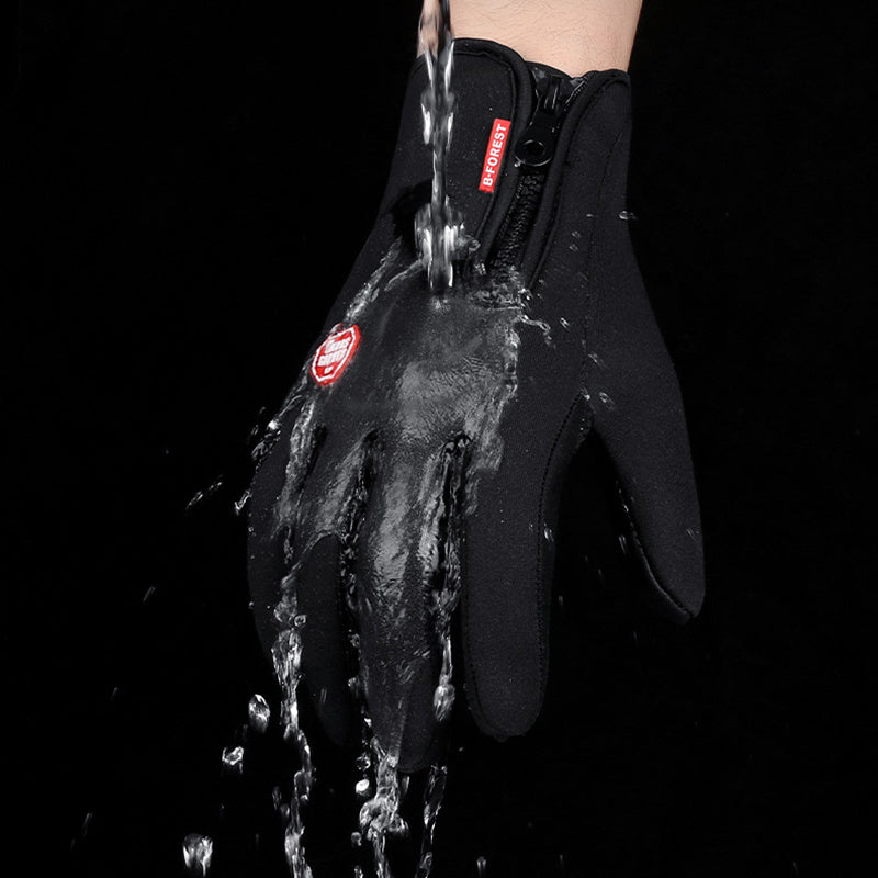 Polar Fleece Riding Gloves — Warm, Stylish & Anti-Skid