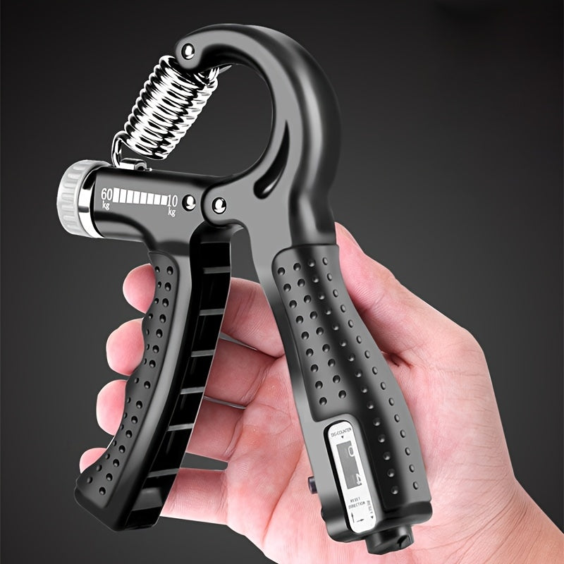 Adjustable R-Shaped Spring Hand Gripper — Strengthen Your Grip Anywhere